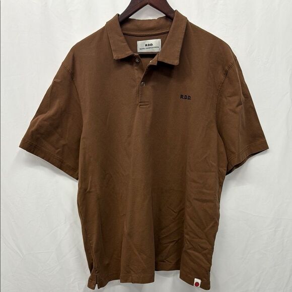 Royal Denim Division Brown Polo Shirt with Classic Design - Picture 1 of 5